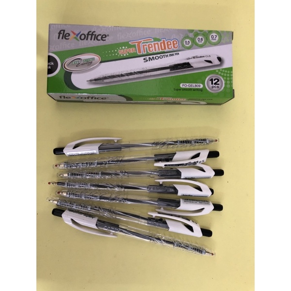 

bolpen fleoffice FO-GELB09 hitam 0.5mm isi 12