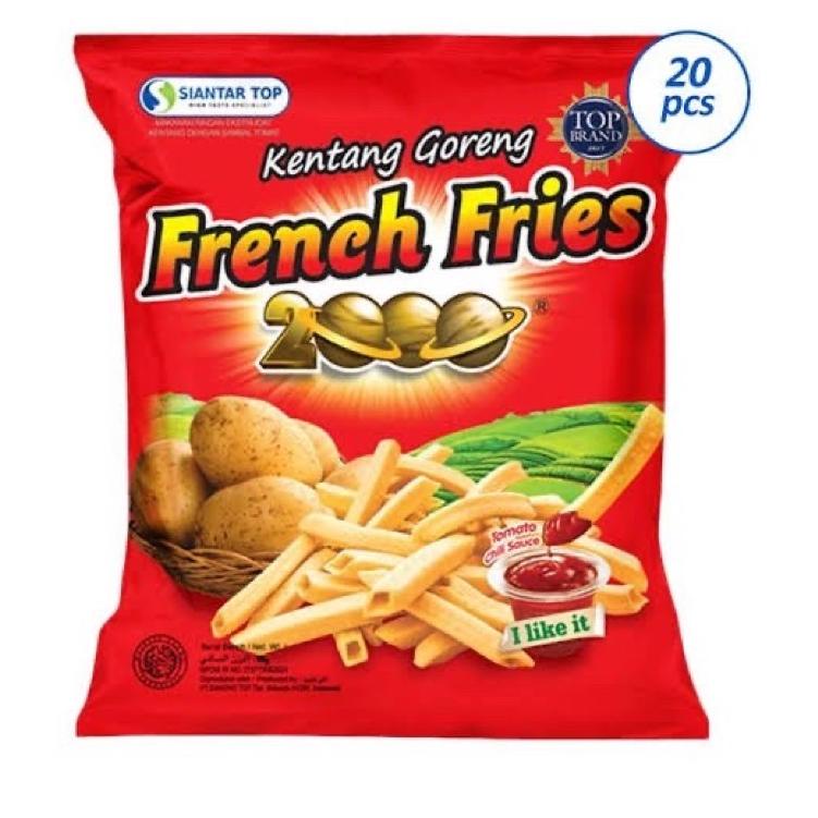 

Yang terbaru--Ciki / Chiki Kentang 2000 French Fries 2000 isi 10 Pcs