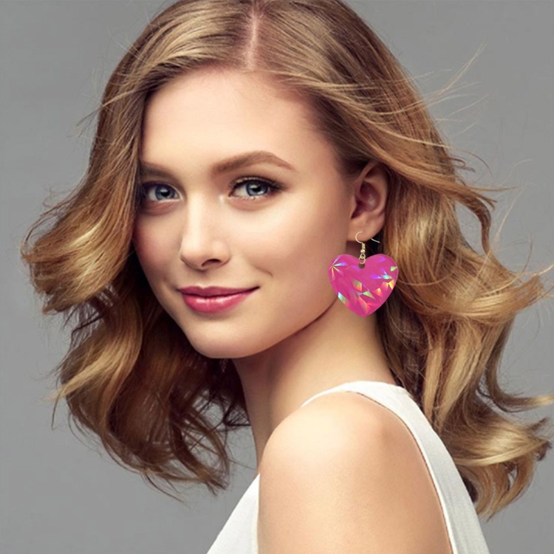 Siy Cetakan Perhiasan Anting Bentuk Hati Untuk Gantungan Kunci DIY