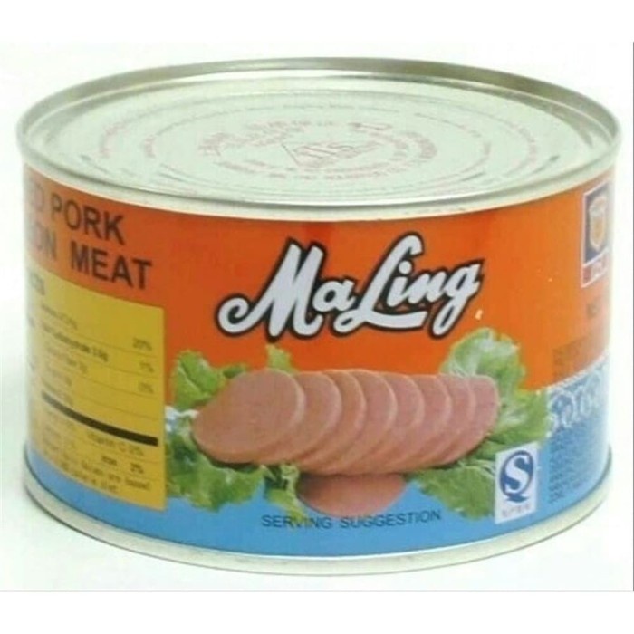 

maling kaleng besar (canned pork luncheon meat) 397 gram kornet babi