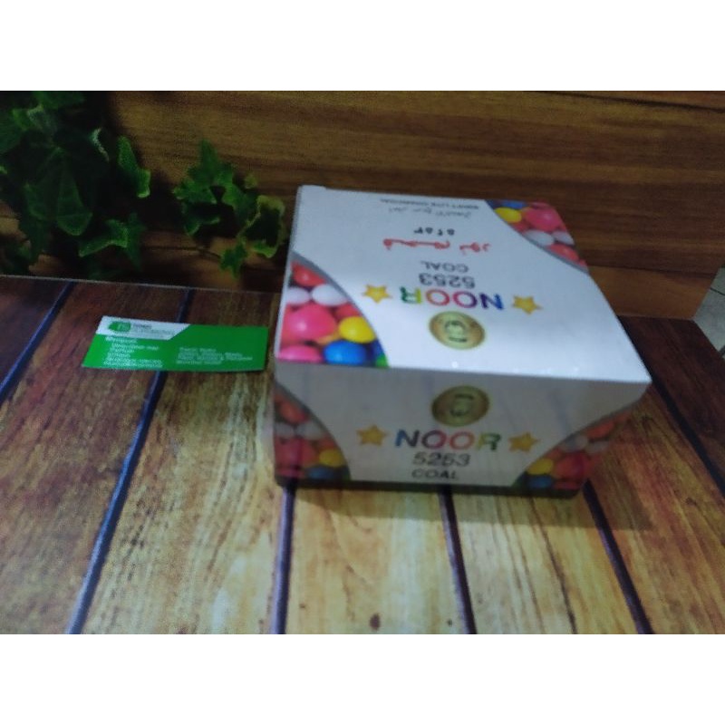 Arang Magic NOOR RAINBOW Warna Warni Coal Arang Perbox