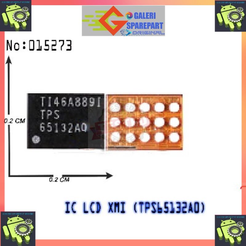 TPS65132A0 IC DISPLAY IC LAMPU OPPO F1S LIGHT TPS 65132A0 25 PIN TESTED
