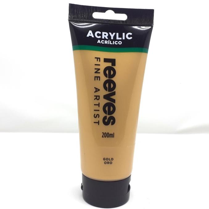 

Reeves Acrylic Paint 200ml Gold Non COD