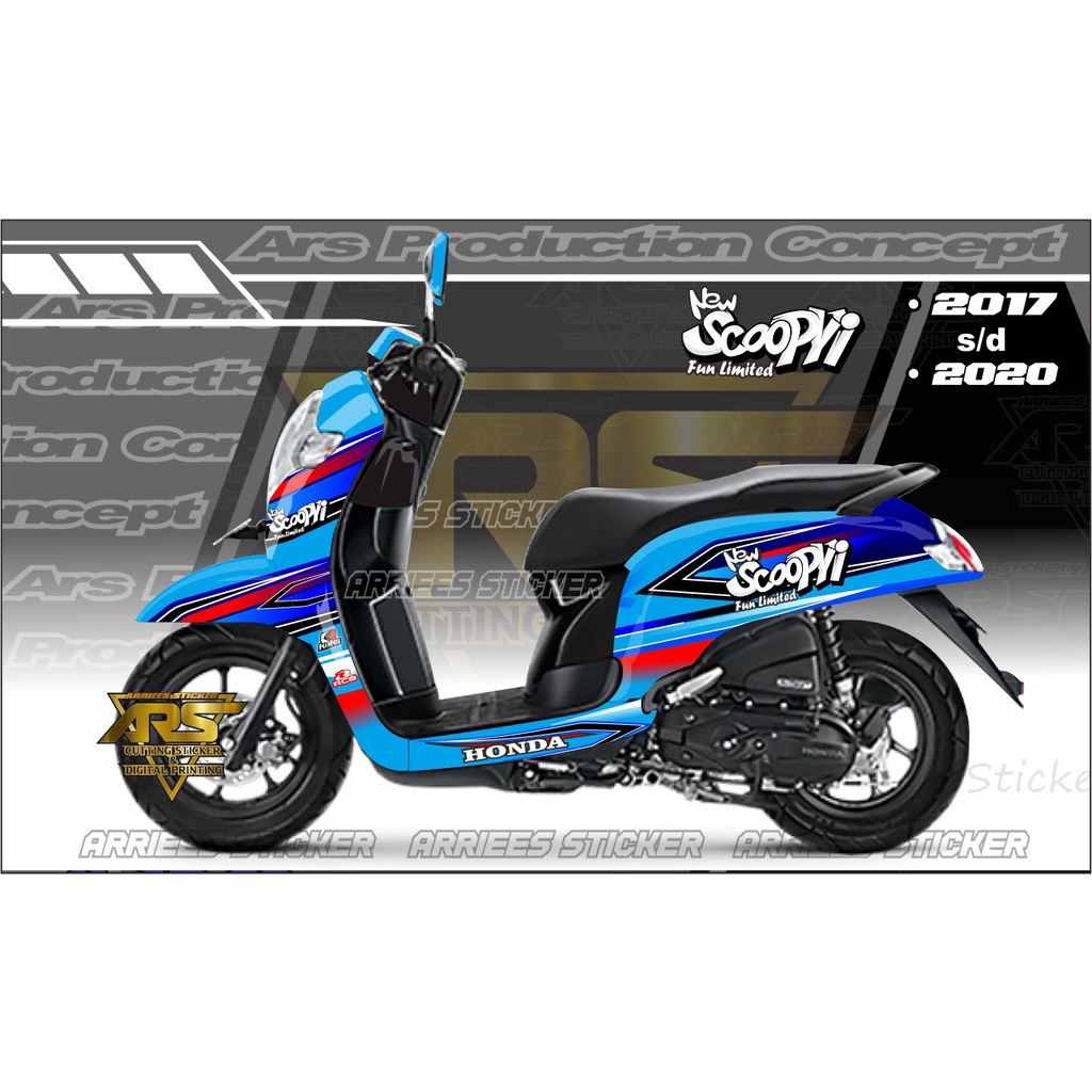 DECAL SCOOPY STYLISH 2020 FULL BODY. SCOOPY 2017 . 2018 . 2019 . 2020 FULL BODY DECAL SCOOPY FULL BO