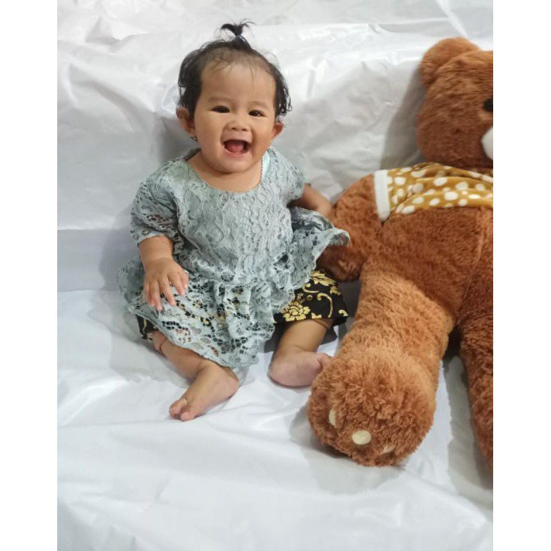 Kebaya Anak Perempuan Burkat Balita Rok Prada