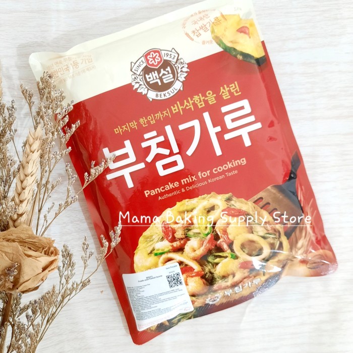 

BEKSUL Tepung Wheat Flour Korean Vegetable Pancake Mix Korea 500 gr