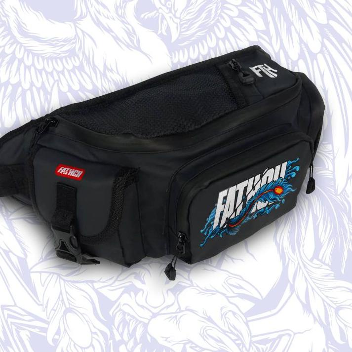 Terbaik WAISBAG| FATHCH| BLACK | ORIGINAL | NEW