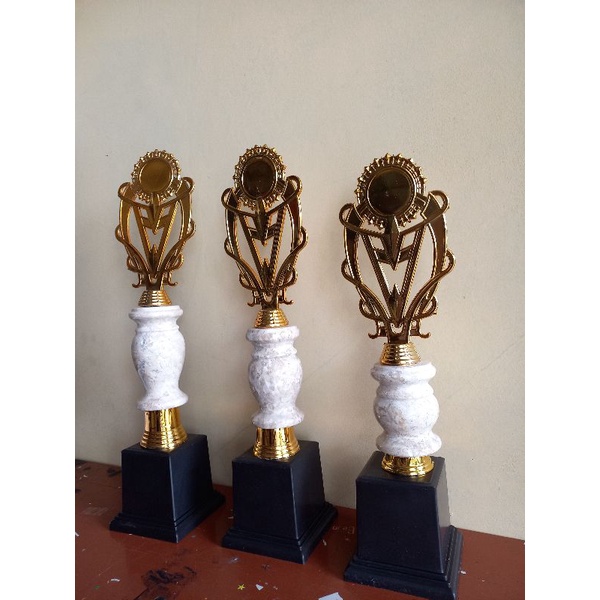 Piala Marmer besar set / piala 1 set