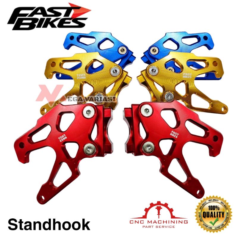 STANDHOOK CNC STELAN RANTAI VARIASI CNC STANDHUCK VARIASI SATRIA FU VIXION