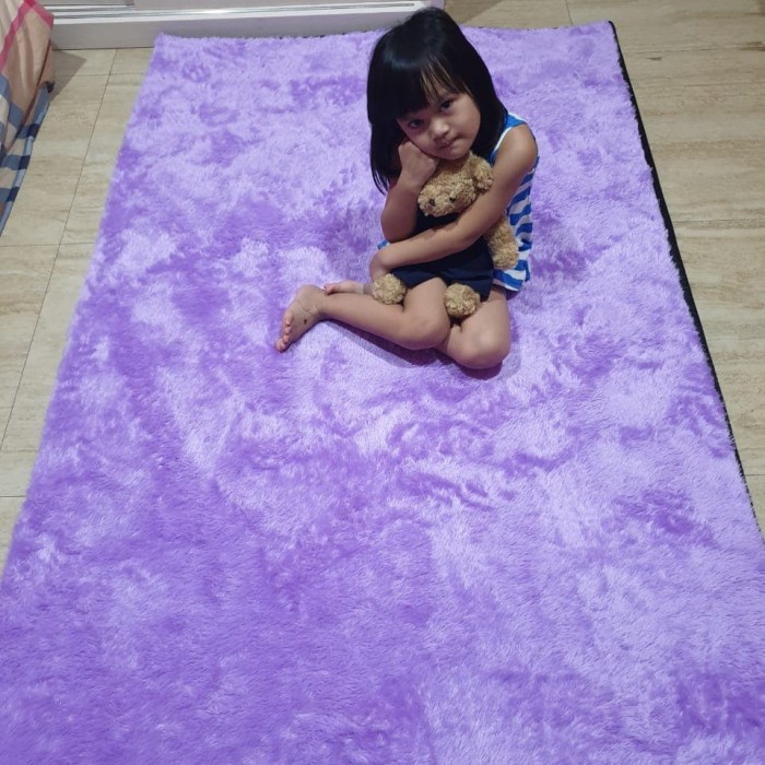 KARPET BULU karpet bulu kasur bulu 140x175x2cm rasfur premium jumbo berkualitas anti slip kamar tidu