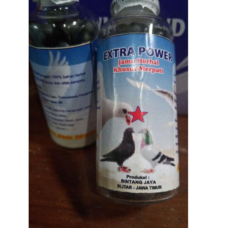 

Extra Power 100% Herbal, Isi 120 butir, Jamu Giring, Jamu Keket, Jamu Merpati 웃☊ 50