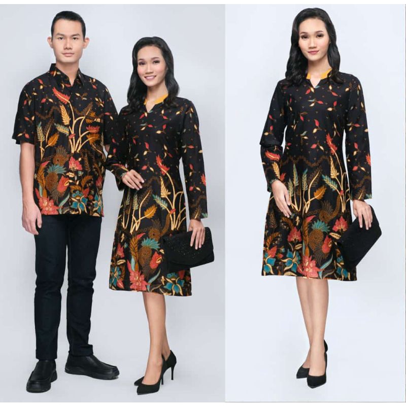Atasan Sarimbit dress brokat/ Couple Batik Keluarga/ Sarimbit Keluarga/ Dres Anak batik Solo Pekalon