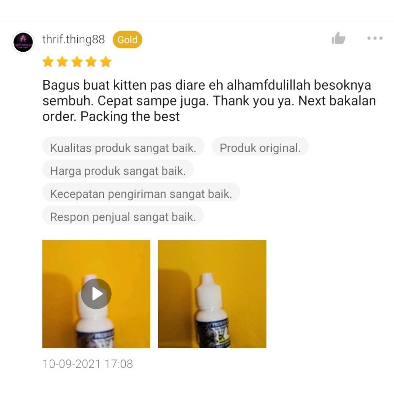 Obat Kucing Mencret Diare Gangguan Pencernaan Probiotik Kucing Probiocat Obat Diare Vitamin Pencernaan Anti Mencret