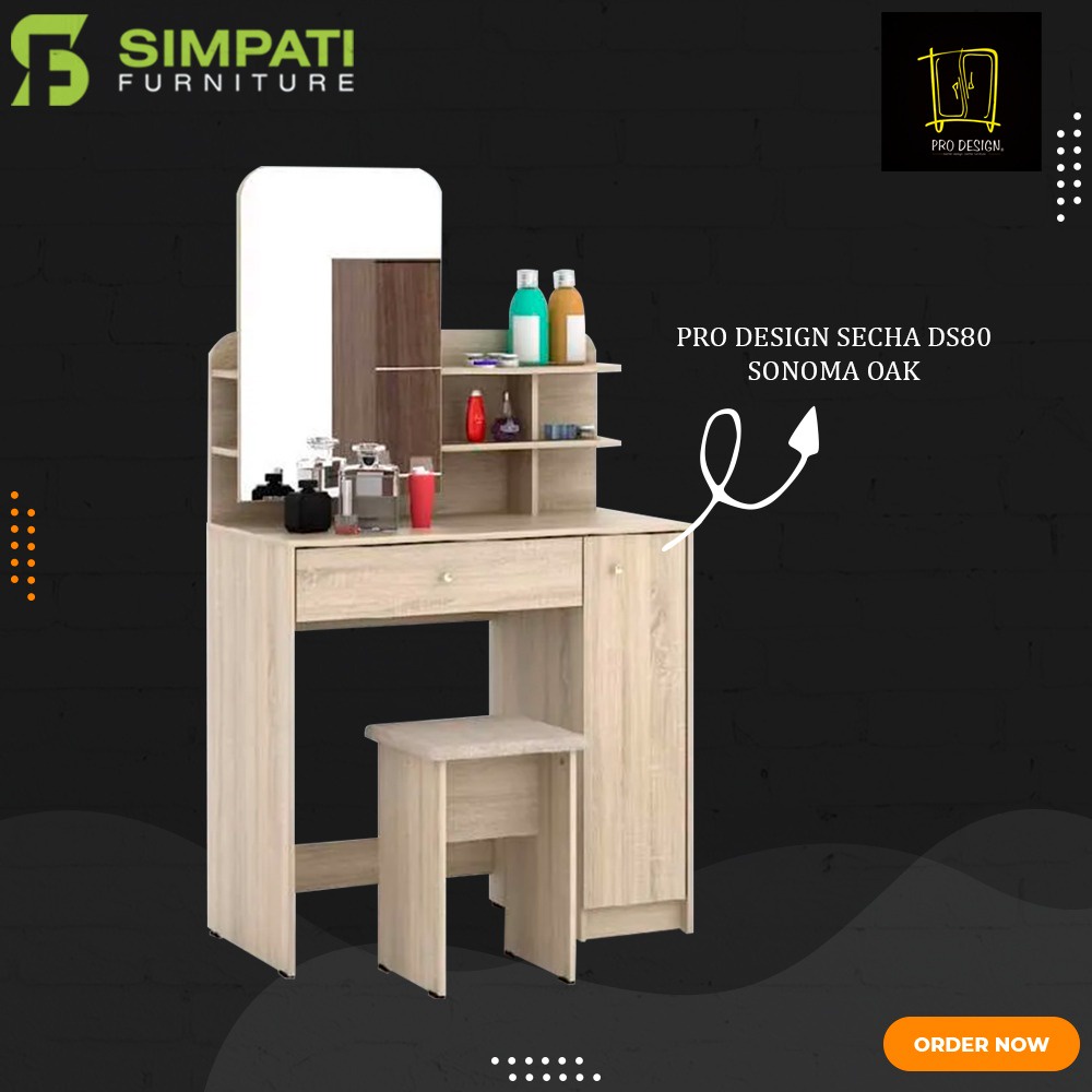 Meja Rias Pro Design Secha DS80