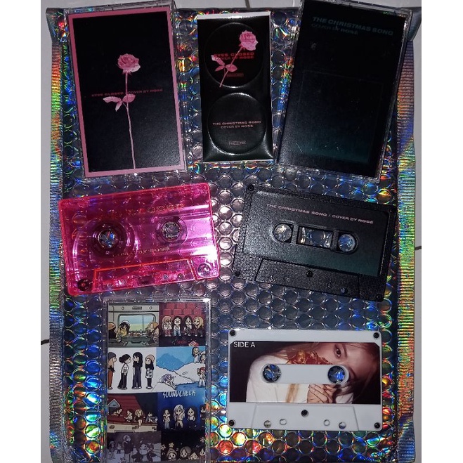 Cassette Tape the album blackpink pink kaset lagu rosé rose lisa jennie jisoo