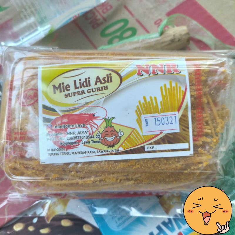 

Lezatoz_Genz Nnr Jaya Mie Lidi Asli Super Gurih - 1Pack Isi 10Pcs / Mi Carang Sunduk Kering Bumbu