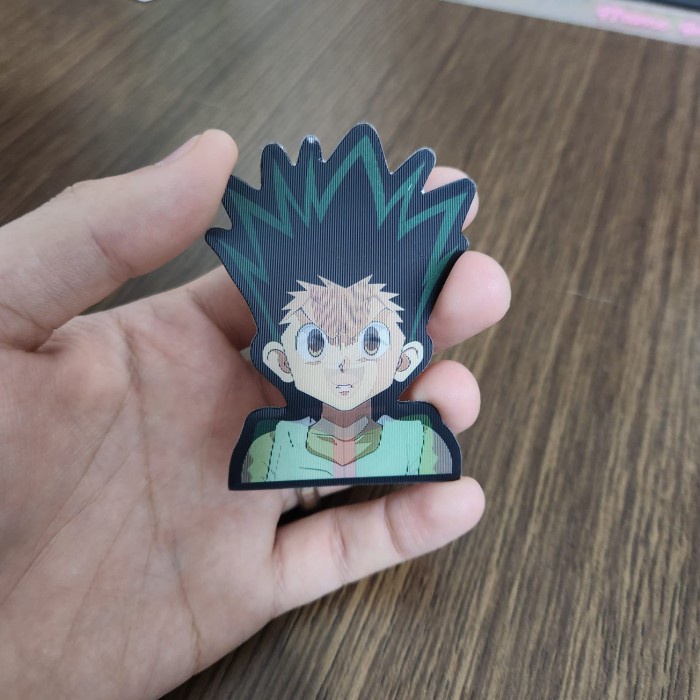 

STIKER 3D MOTION LENTICULAR ANIME - DK0261 - Hunter x Hunter - Gon