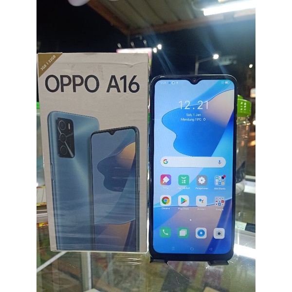 Handphone Second OPPO A16 Ram 3/32GB
