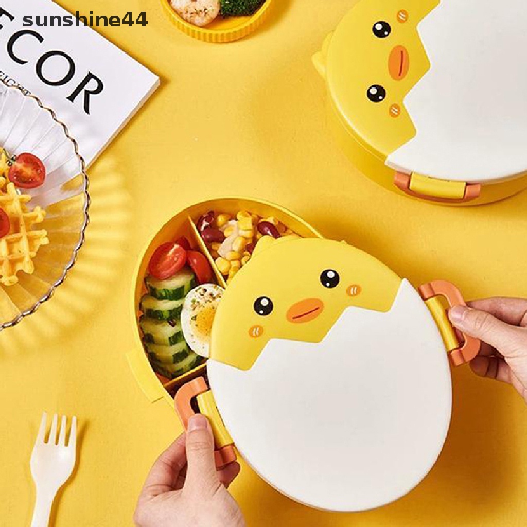 Sunshine Kotak Makan Bento Desain Kartun Untuk Anak Sekolah