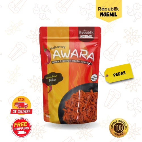 

Makaroni Macaroni Jawara Pedas Spiral 110 g Premium Terlaris Termurah