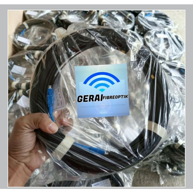 Dropcore 1 core ,/cable fiber optik fTTh 500m siap pakai