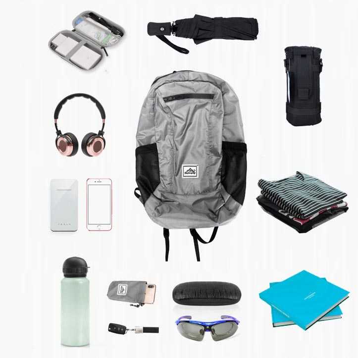Daypack Tas Ransel Gunung Lipat Ultralight Portable Backpack 20L Waterproof