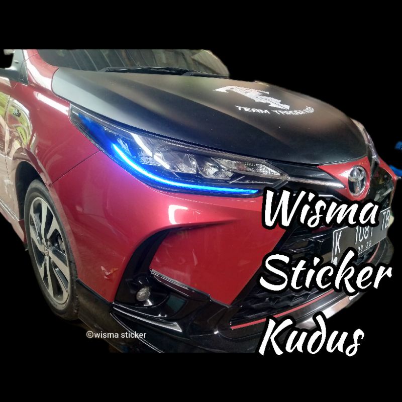 Stiker Alis Yaris / Stiker Alis Lampu All New Yaris / Stiker Mobil Keren / Stiker Lampu Mobil
