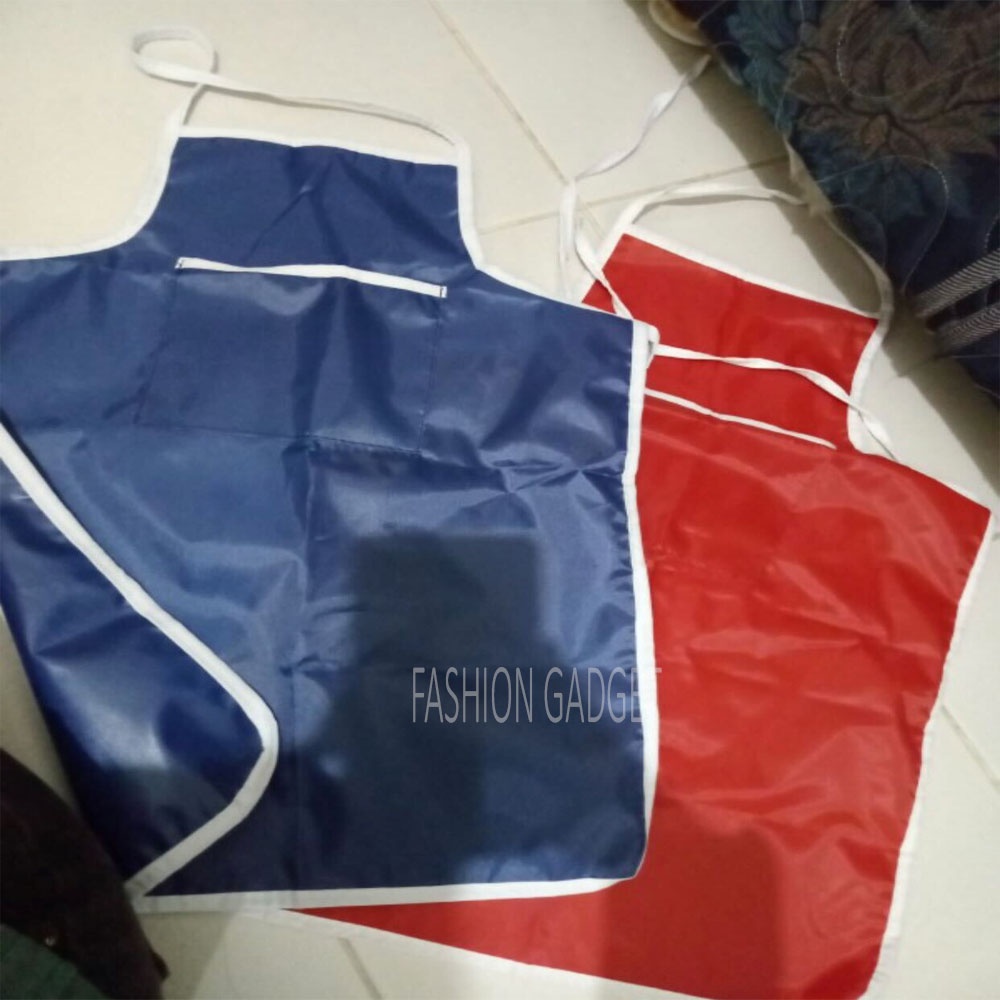 Clemek Anak Apron Masak Kid Apron Anak Celemek Masak Children Apron Kids Apron Clemek Masak Perlengkapan Masak Celemek Koki Cilik - Warna Acak