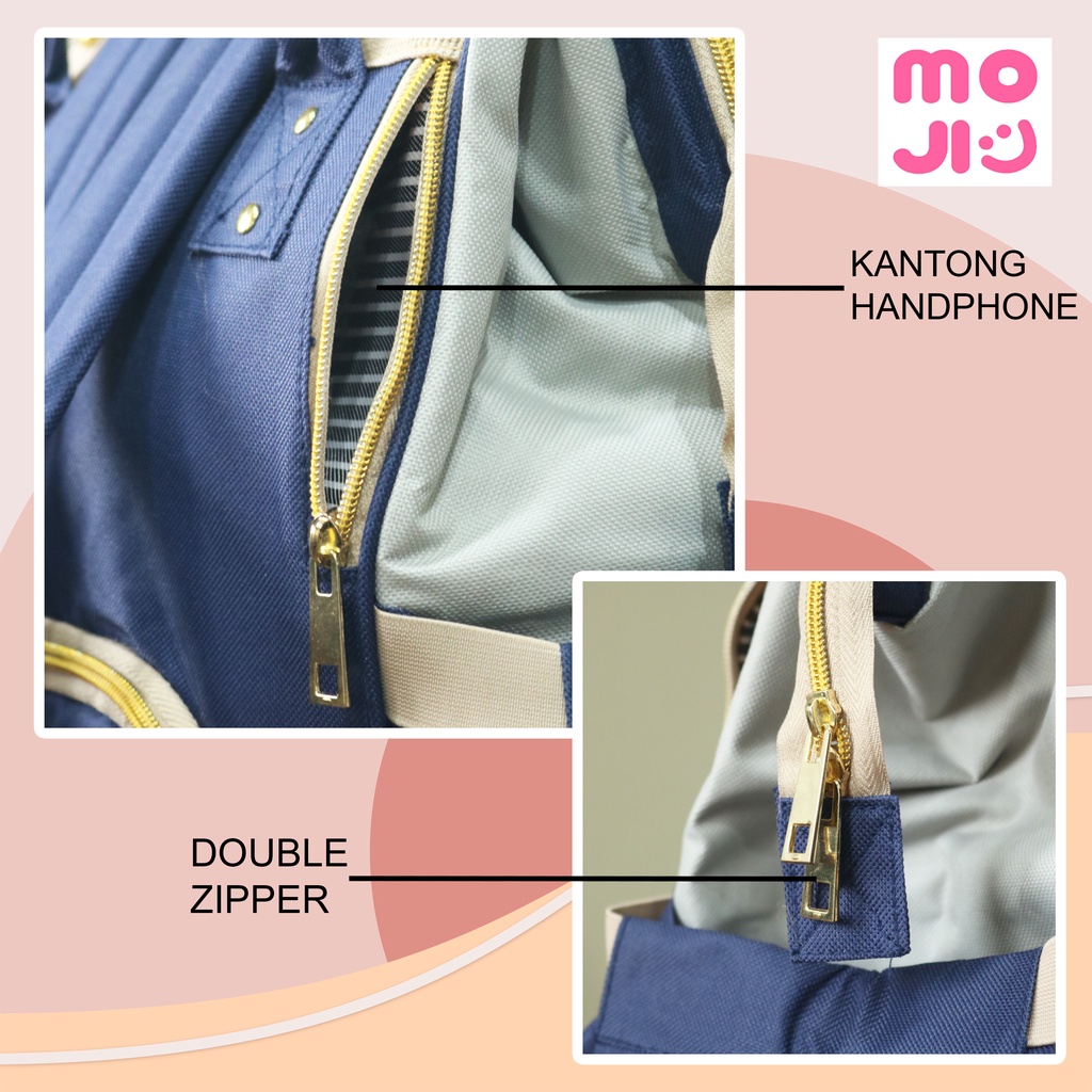 Tas Ransel Diaper Bag - Tas Perlengkapan Travelling Bayi - Backpack Multifungsi