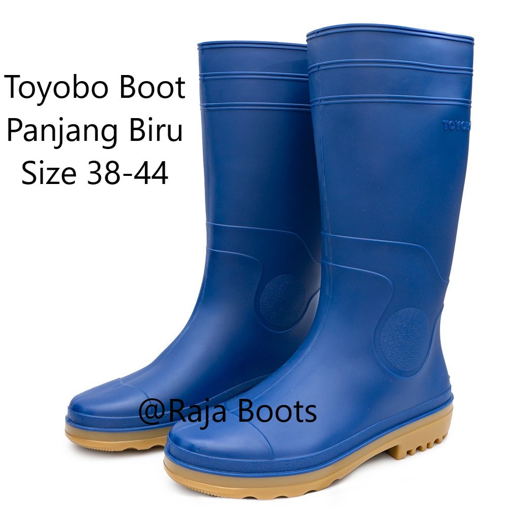 Toyobo Boots &amp; MaxSafe Boots Panjang Biru