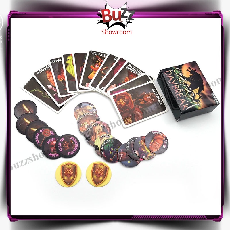 One Night Ultimate Werewolf Daybreak Board Game Card Games