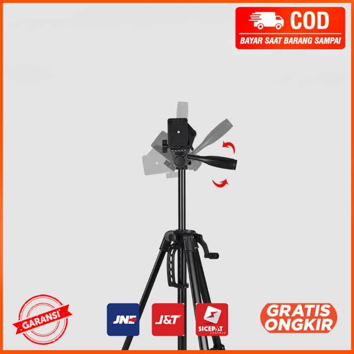 Tripod Kamera Profesional Portabel Aluminium 50140 cm 3366