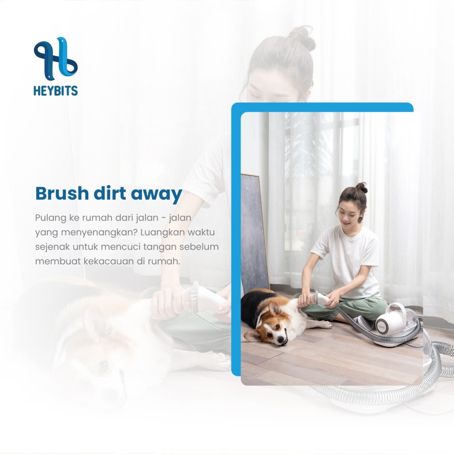 Neakasa by Neabot Pet Grooming Kit P1 Pro Vacuum Cleaner Bulu Hewan