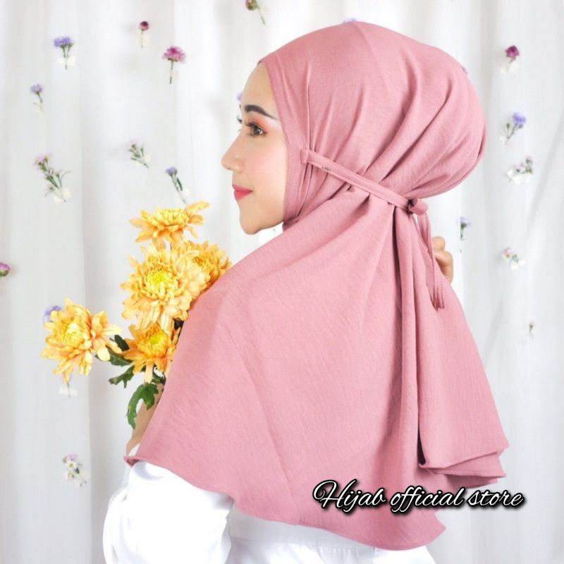 Hijab Bergo Crinkle Airflow | Bergo Instan Airflow Premium