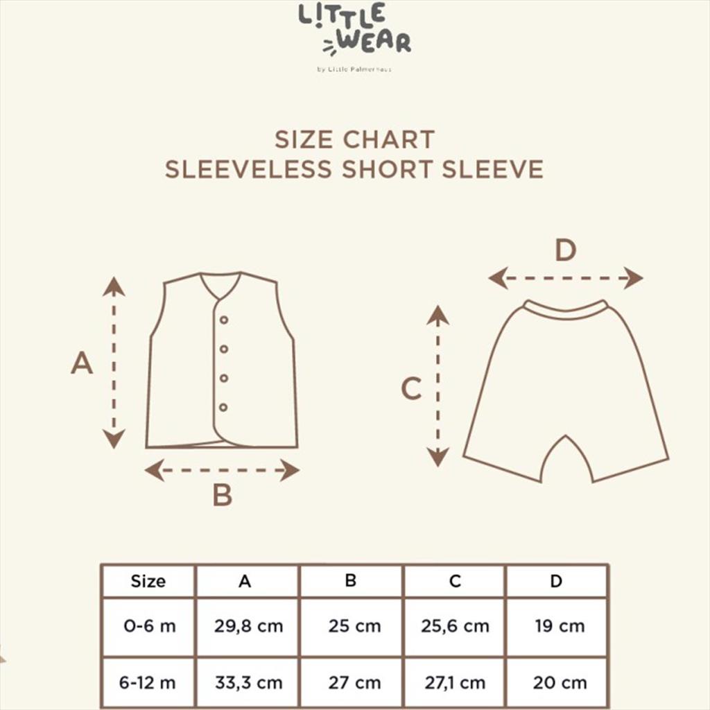 Little Horse Little Palmerhaus Little Wear Baby Sleeveless Set Bayi