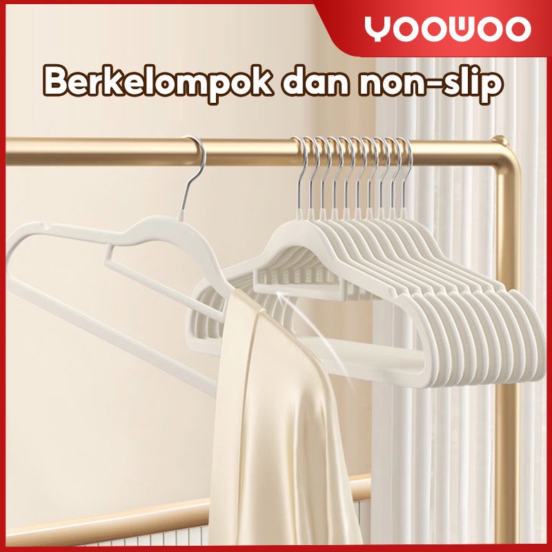 Gantungan Baju 1pcs / Gantungan Pakaian / Hanger Pakaian / Hanger Anti Karat / Gantungan Baju Anti slip