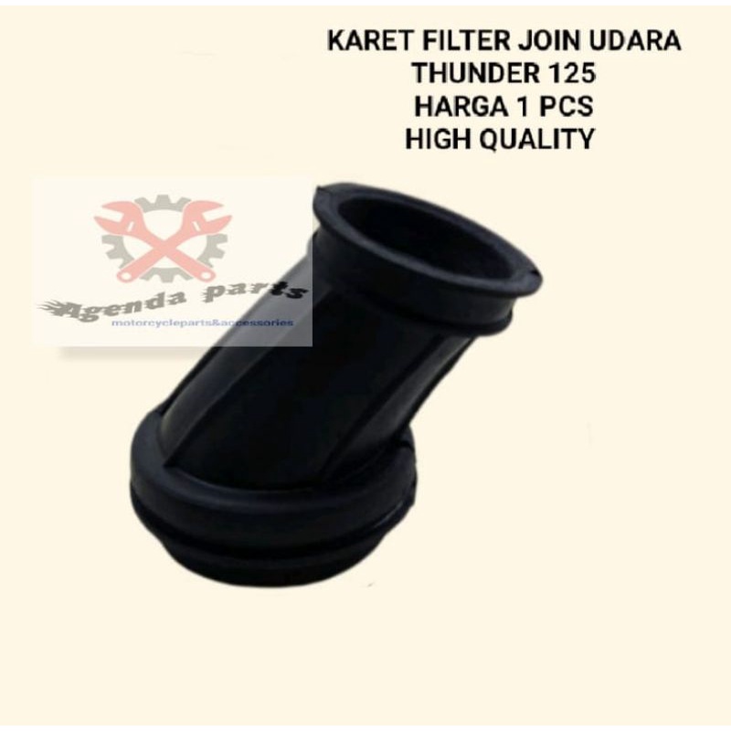 Karet Filter Saringan Udara Join Karburator / karbu / Carbu suzuki Thunder 125