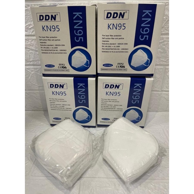 Masker KN95 DDN Masker KN 95 ORIGINAL 1 BOX ISI 20 88-angel-store-s Buru Order