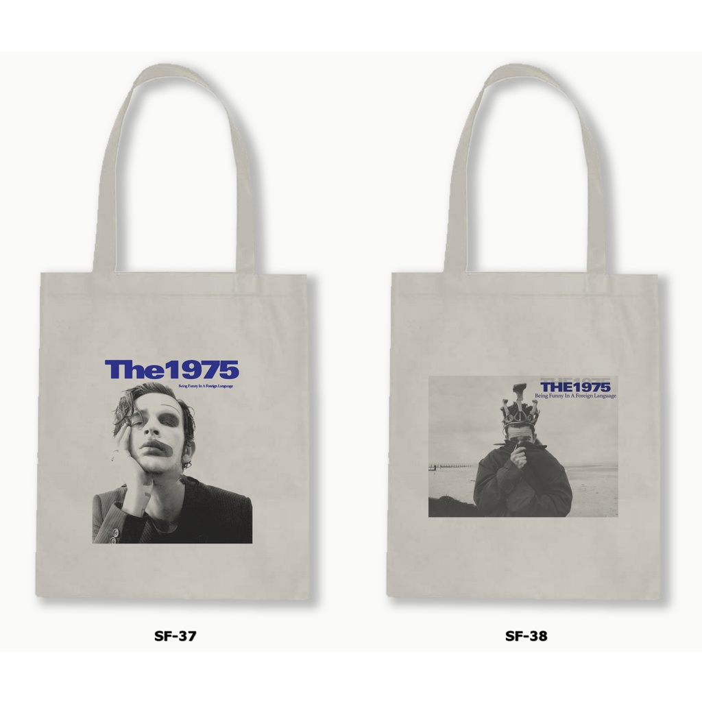 TOTE BAG BLACU b - THE 1975 3