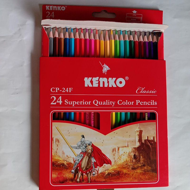 

Pencil warna KENKO CP 24F panjang