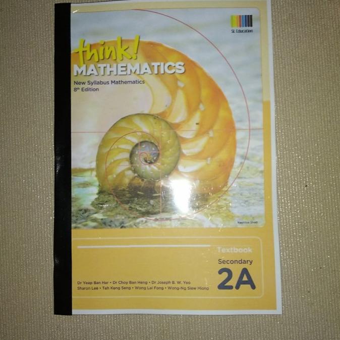 

Promo Think! Mathematics Textbook 2A (Baca Keterangan Dibawah)