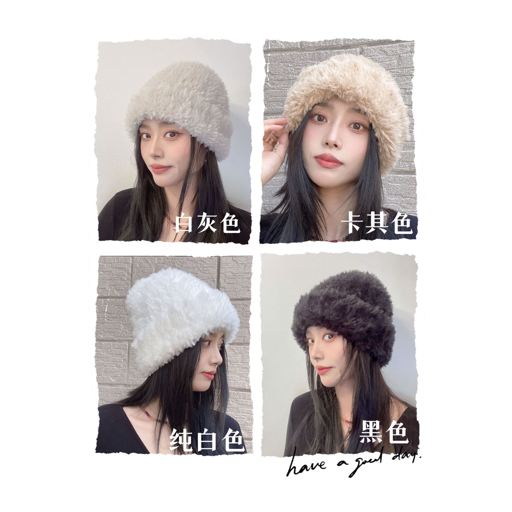 Topi Rajut Bahan Plush