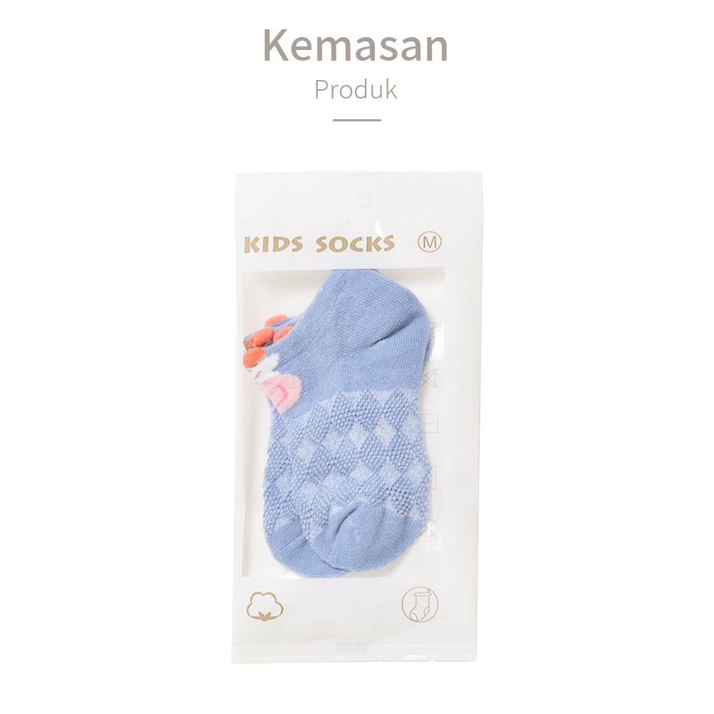 OKEYI Kaus kaki bayi motif lucu hewan anti slip / Kaos kaki anak