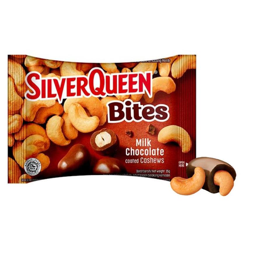 

FREE ONGKIR!Silverqueen Bites Cashew 30 g x 4 pcs|SQ8