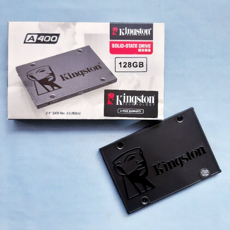 SSD KINGSTON 128GB A400 SATA III - KINGSTON SSD A400 128GB GARANSI RESMI 3 TAHUN