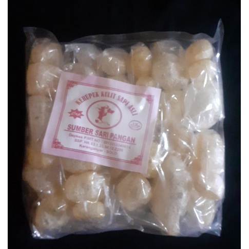 krupuk Rambak Kulit Sapi Asli | Enak Gurih Renyah 1 pack isi 12 pcs