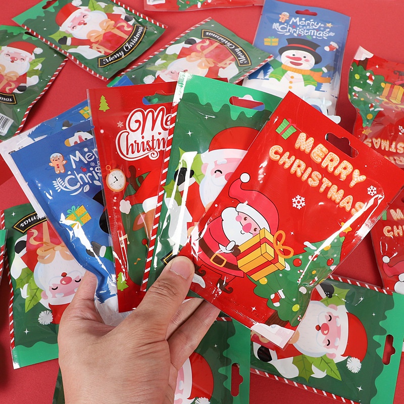 【COD Tangding】5pcs Kotak Hadiah Natal Ukuran Kecil