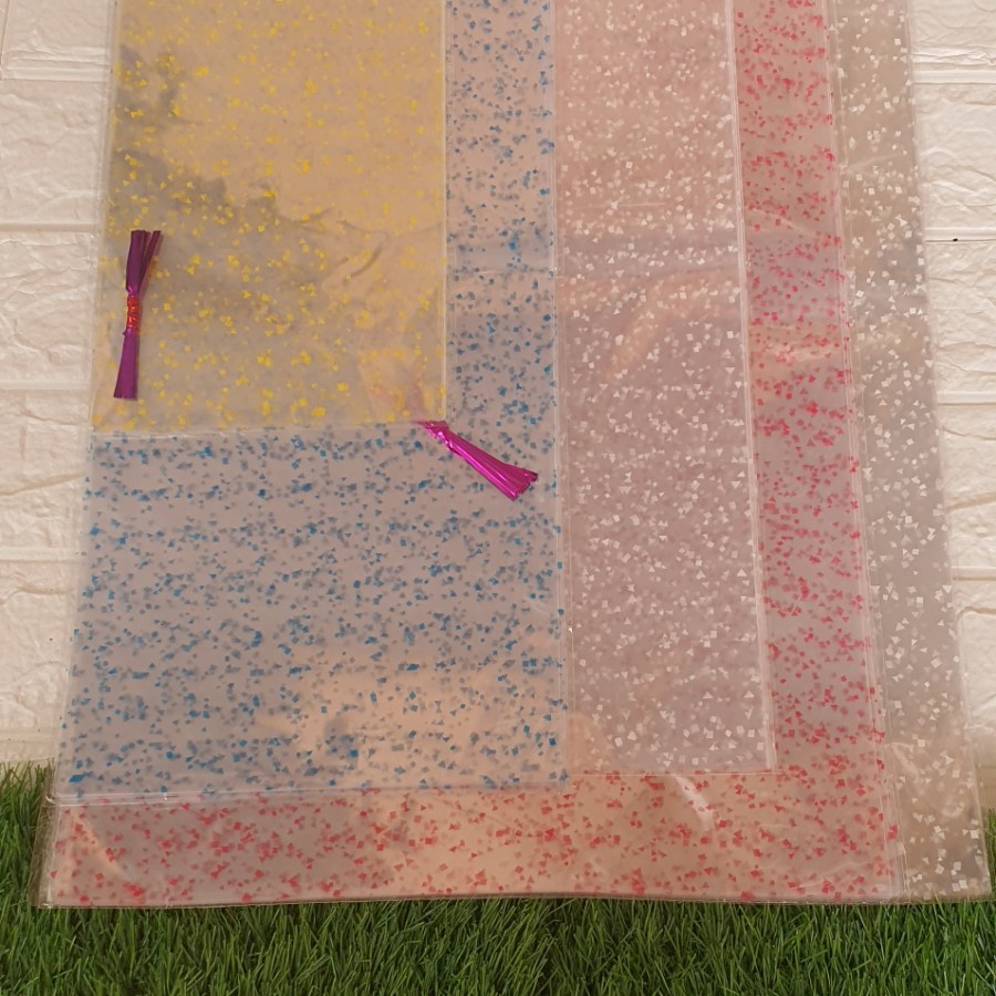 

Plastik Parsel Transparan Motif Warna per 10 Lembar