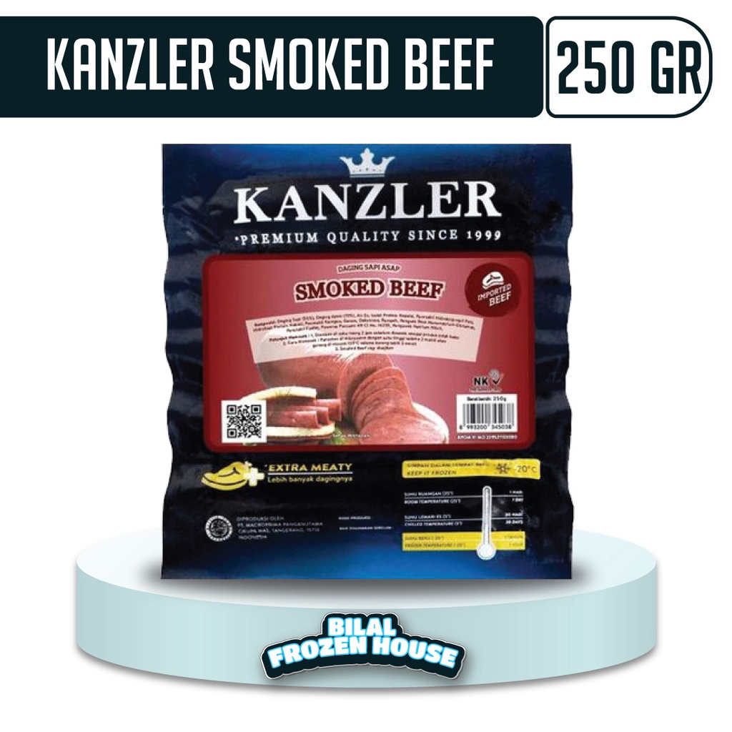 

Kanzler Smoked Beef 250gr - Daging Asap Kanzler
