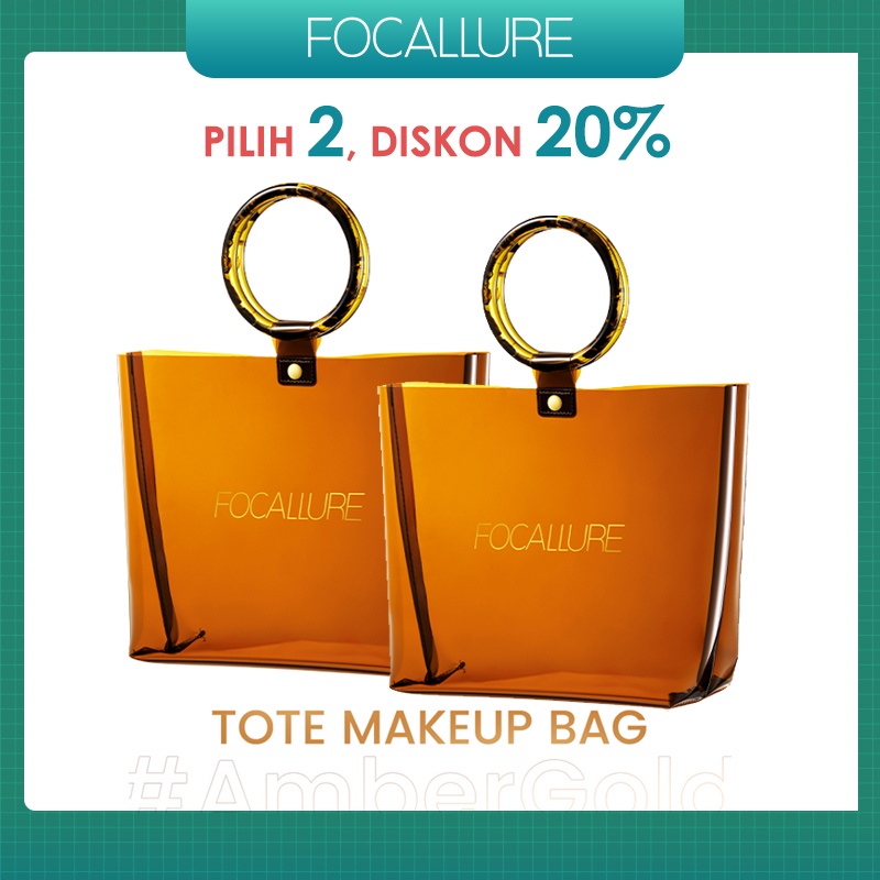 FOCALLURE Cosmetics Pvc Bag Organizers Cute Travel Waterproof Beauty Cosmetic Storage Bags FA-T04